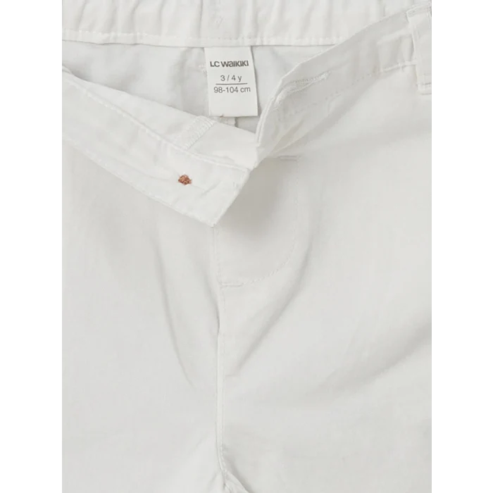 LCW Kids Indigo Baskılı Viskon Erkek Çocuk Gömlek ve Şort 2li