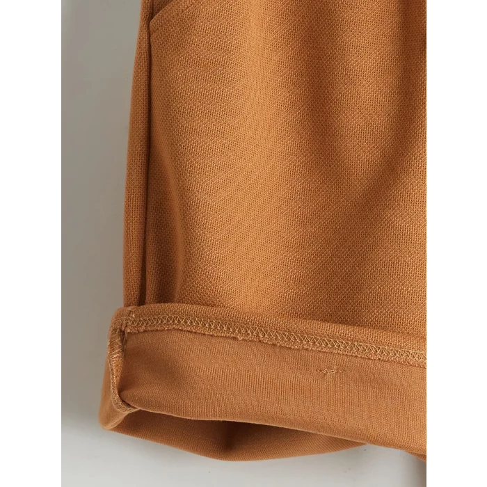 LCW Kids Ekru Baskılı Erkek Çocuk Tişört ve Şort 2li