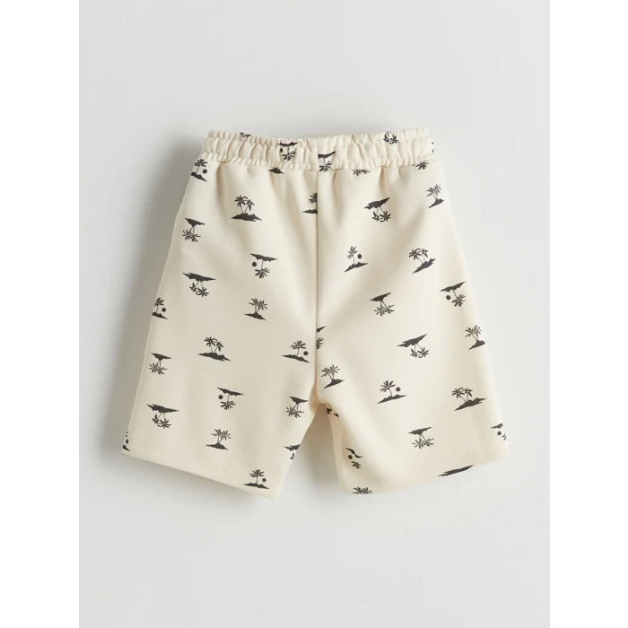 LCW Kids Antrasit Baskılı Erkek Çocuk Tişört ve Şort 2li