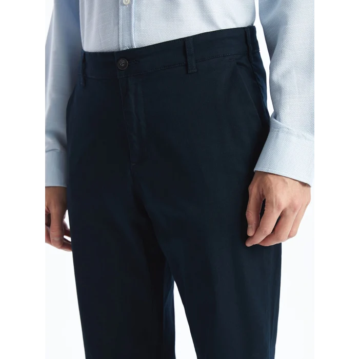 LCWAIKIKI Classic Lacivert Standart Kalıp Erkek Chino Pantolon