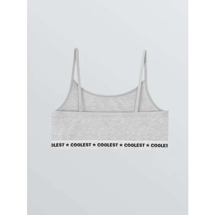 LCW Kids Siyah Baskılı Kız Çocuk Büstiyer 2li