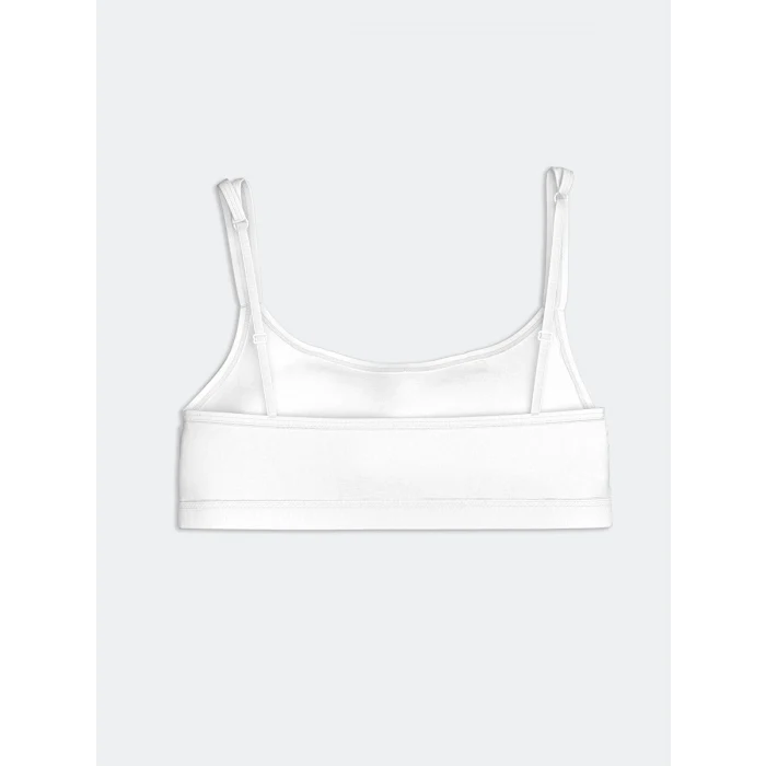 LCW Kids Beyaz Basic Kız Çocuk Büstiyer