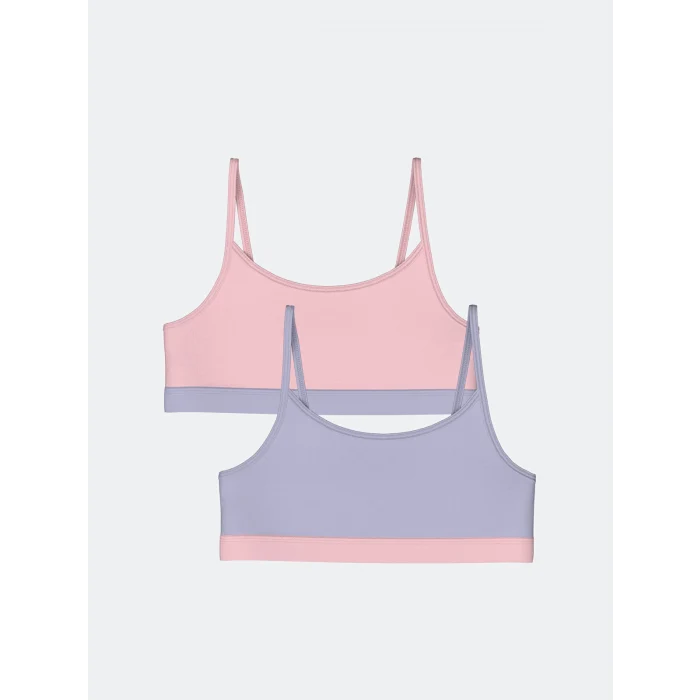 LCW Kids Lila Basic Kız Çocuk Büstiyer 2li