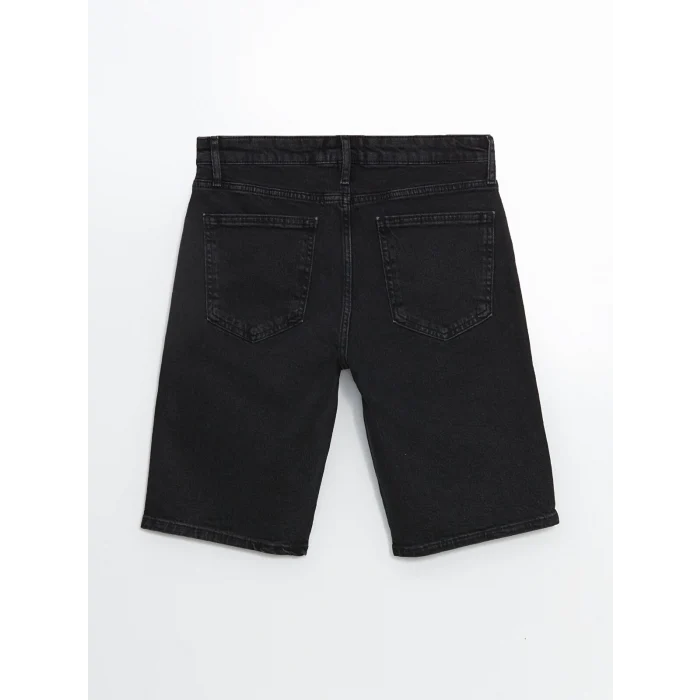 LCW Jeans Antrasit Slim Fit Erkek Jean Şort