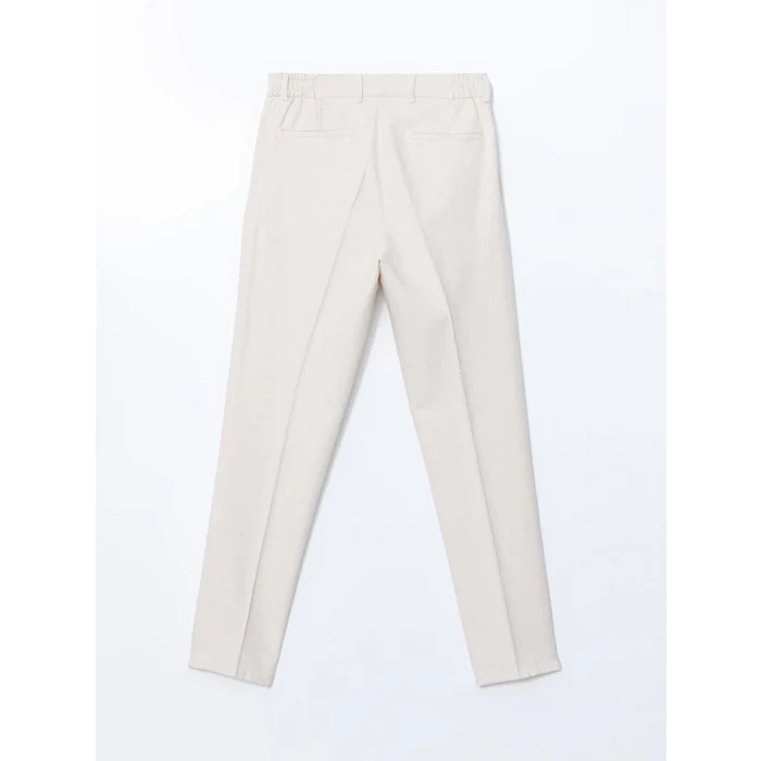 SOUTHBLUE Bej Standart Kalıp Keten Karışımlı Erkek Pantolon