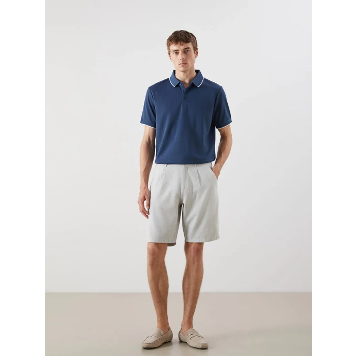 LCW Vision Bej Standart Kalıp Erkek Şort