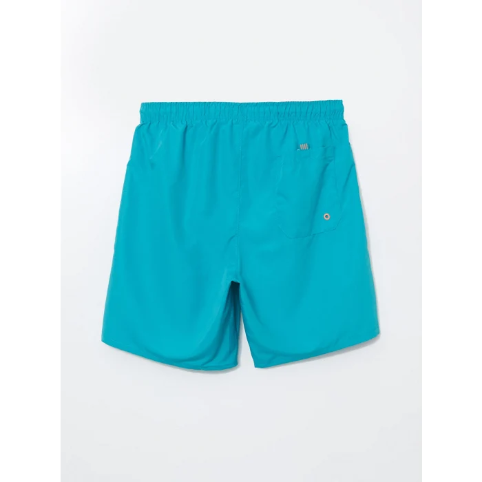 LCWAIKIKI Classic Petrol Diz Hizası Boy Basic Erkek Deniz Şortu