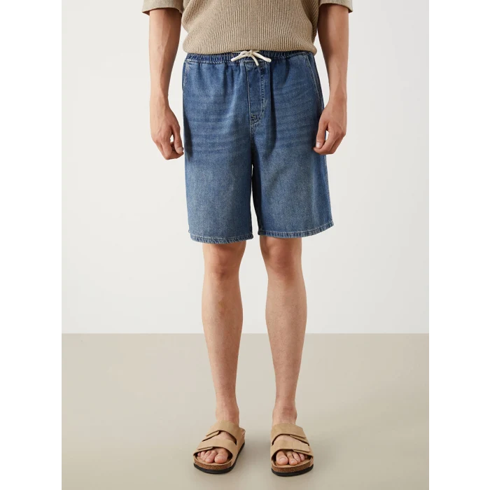 LCW Jeans Indigo Rahat Kalıp Erkek Jean Şort