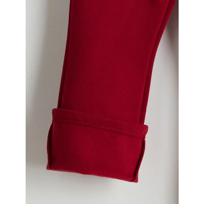 LCW Kids Ekru Kurdele Kız Çocuk Sweatshirt ve Tayt 2li