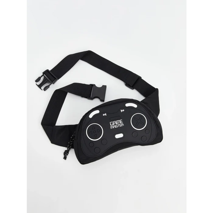 LCW ACCESSORIES Siyah Baskılı Erkek Çocuk Bel Çantası