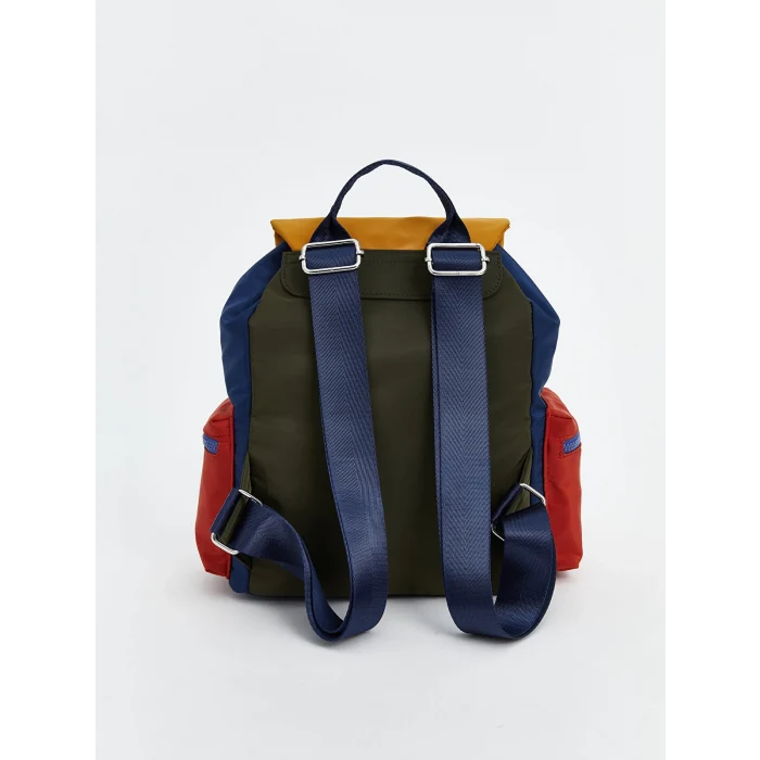 LCW ACCESSORIES Lacivert Renk Bloklu Erkek Çocuk Sırt Çantası