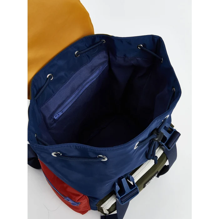 LCW ACCESSORIES Lacivert Renk Bloklu Erkek Çocuk Sırt Çantası