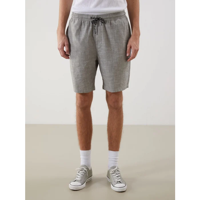 XSIDE Haki Standart Kalıp Poplin Erkek Şort