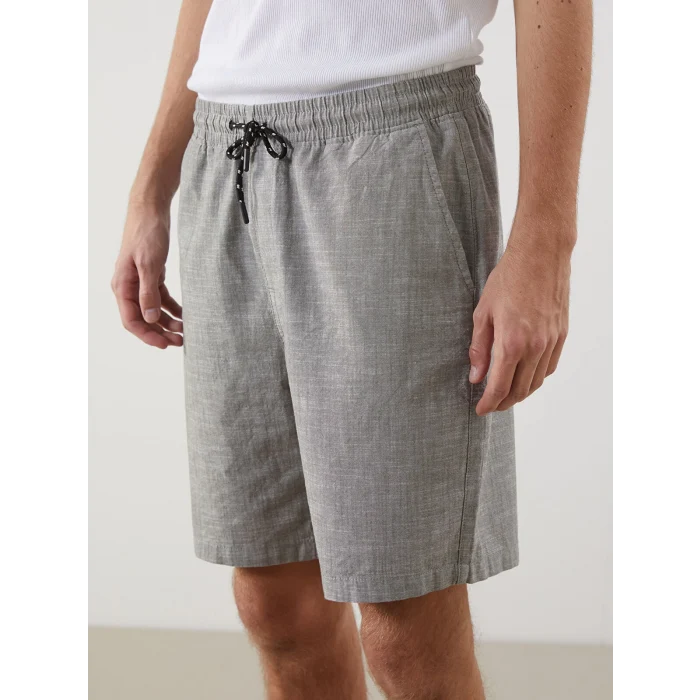 XSIDE Haki Standart Kalıp Poplin Erkek Şort