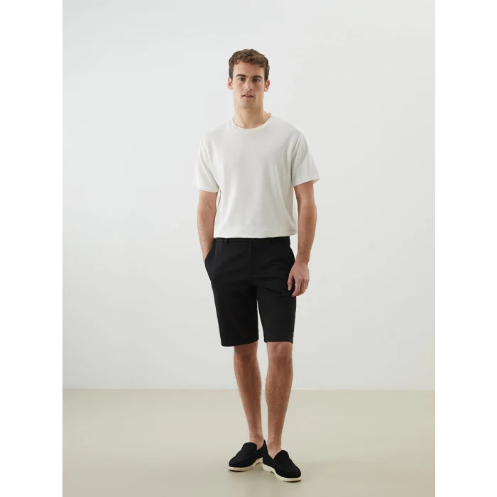 SOUTHBLUE Siyah Standart Kalıp Erkek Şort