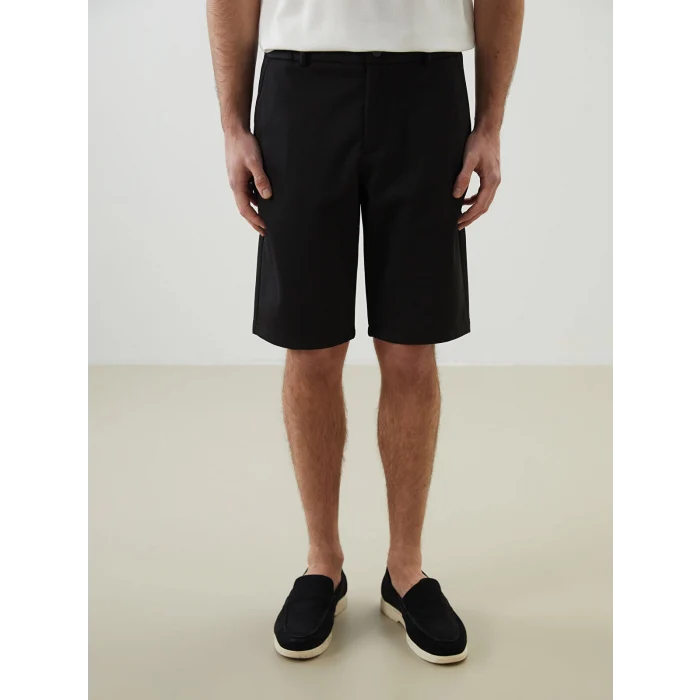 SOUTHBLUE Siyah Standart Kalıp Erkek Şort