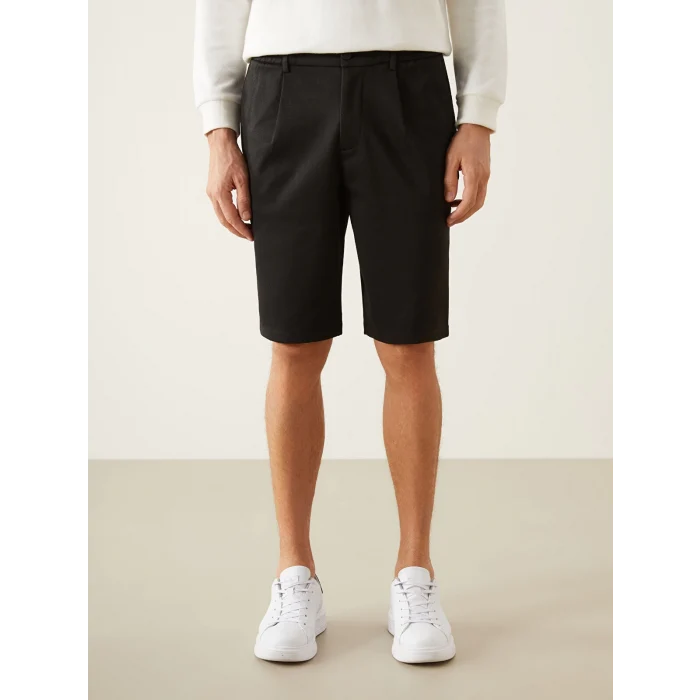 SOUTHBLUE Siyah Standart Kalıp Erkek Şort