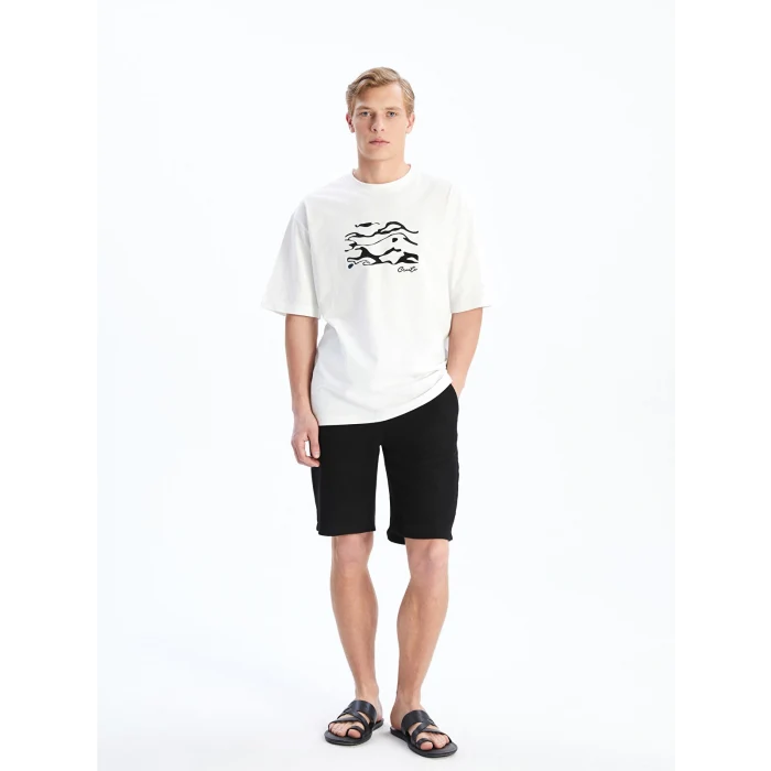 LCW Vision Siyah Standart Kalıp Erkek Şort