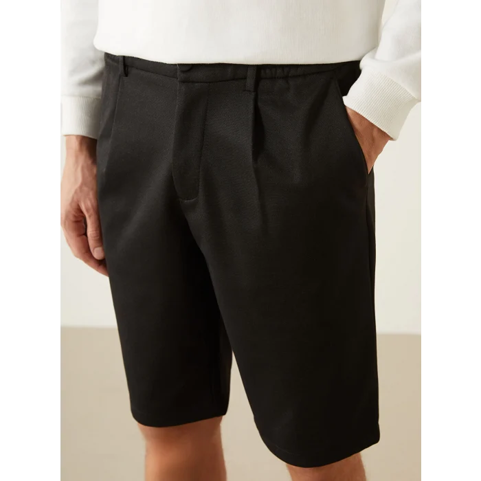 SOUTHBLUE Siyah Standart Kalıp Erkek Şort