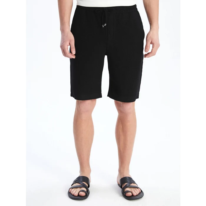 LCW Vision Siyah Standart Kalıp Erkek Şort