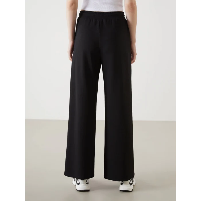 XSIDE ACTIVE Siyah Beli Lastikli Kadın Eşofman Altı