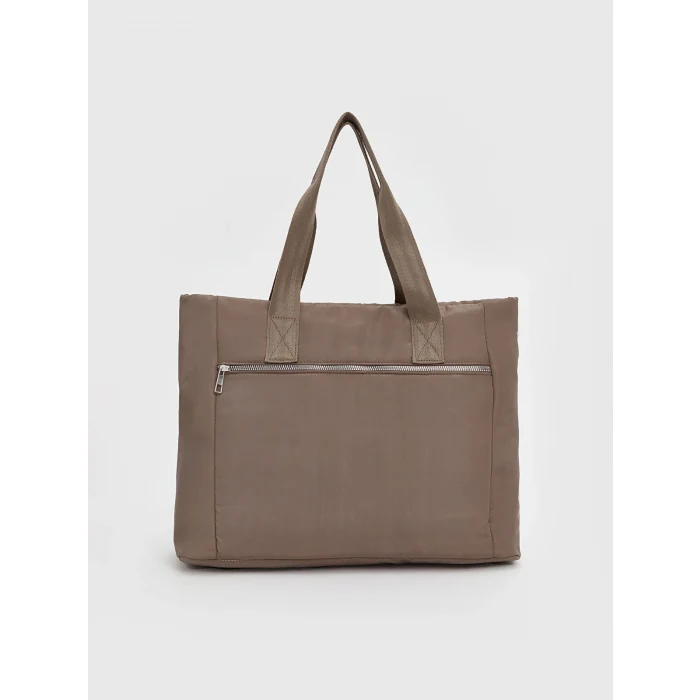 LCW ACCESSORIES Kahverengi Fermuarlı Kadın Kol Çantası