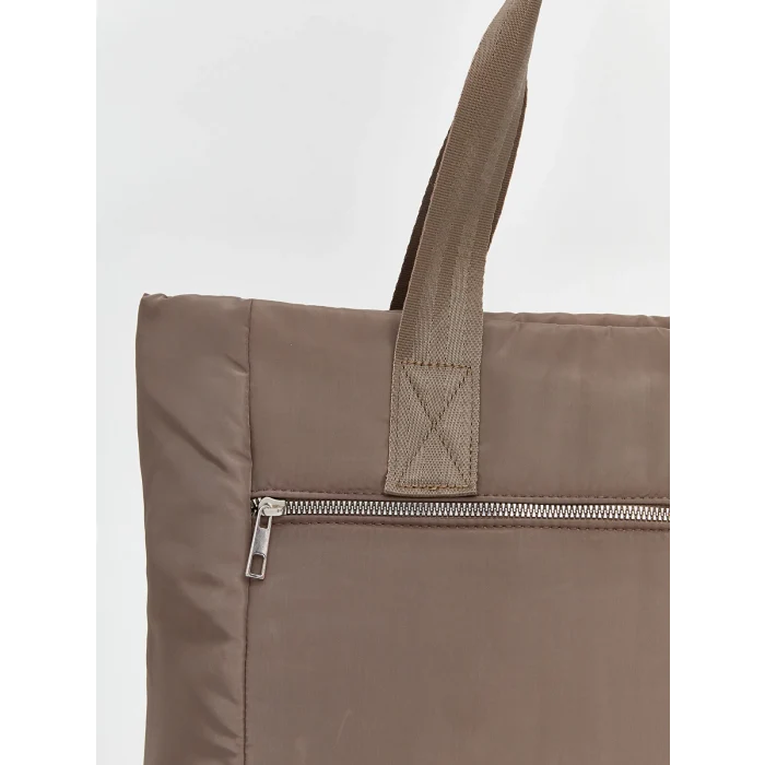 LCW ACCESSORIES Kahverengi Fermuarlı Kadın Kol Çantası