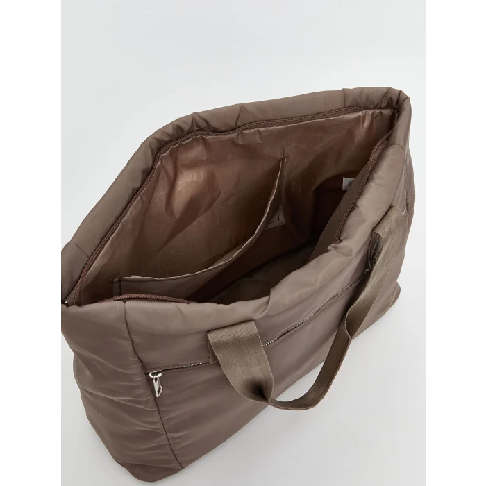 LCW ACCESSORIES Kahverengi Fermuarlı Kadın Kol Çantası