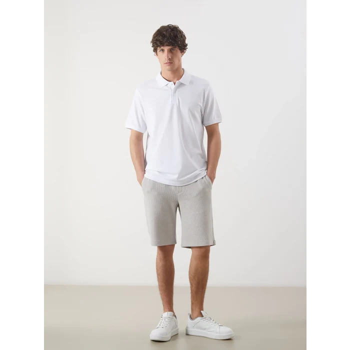 LCW Vision Gri Standart Kalıp Erkek Şort