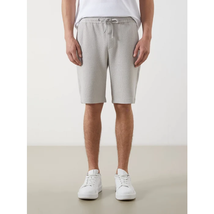 LCW Vision Gri Standart Kalıp Erkek Şort