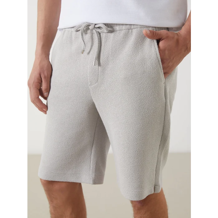 LCW Vision Gri Standart Kalıp Erkek Şort