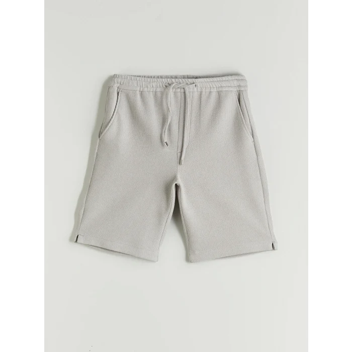 LCW Vision Gri Standart Kalıp Erkek Şort