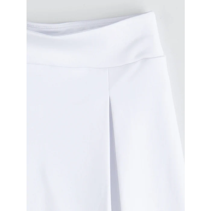 LCW Kids Pembe Bisiklet Yaka Kız Çocuk Tişört ve Şort Etek