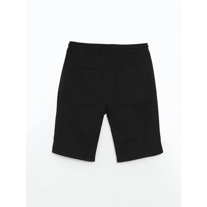 LCW Jeans Siyah Standart Kalıp Erkek Jean Şort