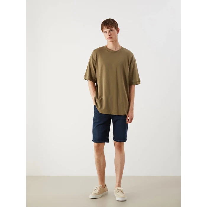 LCW Jeans Indigo Slim Fit Erkek Jean Şort