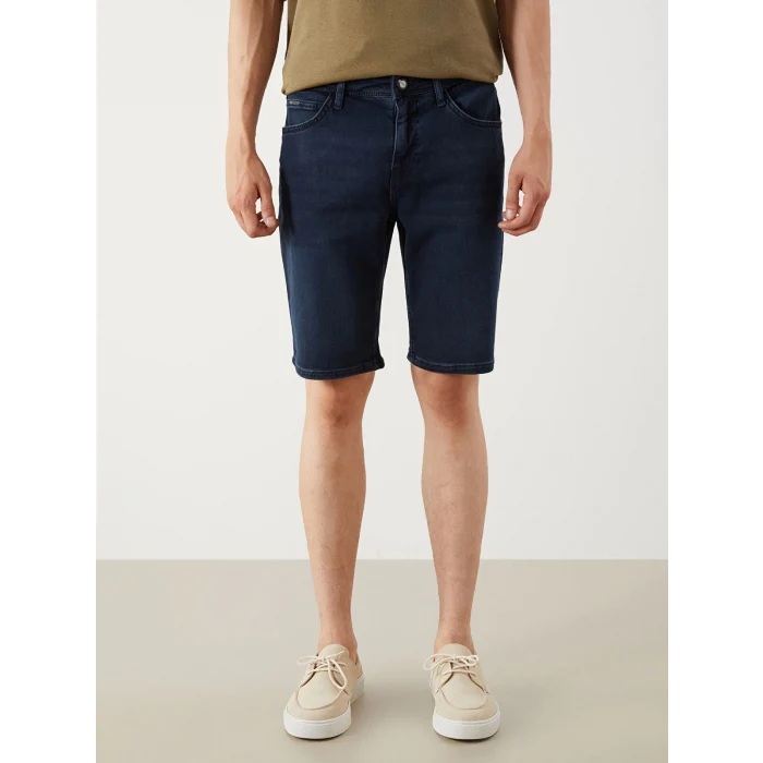 LCW Jeans Indigo Slim Fit Erkek Jean Şort