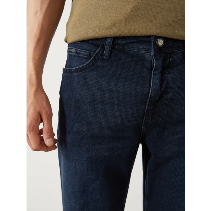 LCW Jeans Indigo Slim Fit Erkek Jean Şort