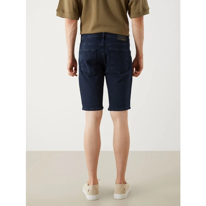 LCW Jeans Indigo Slim Fit Erkek Jean Şort