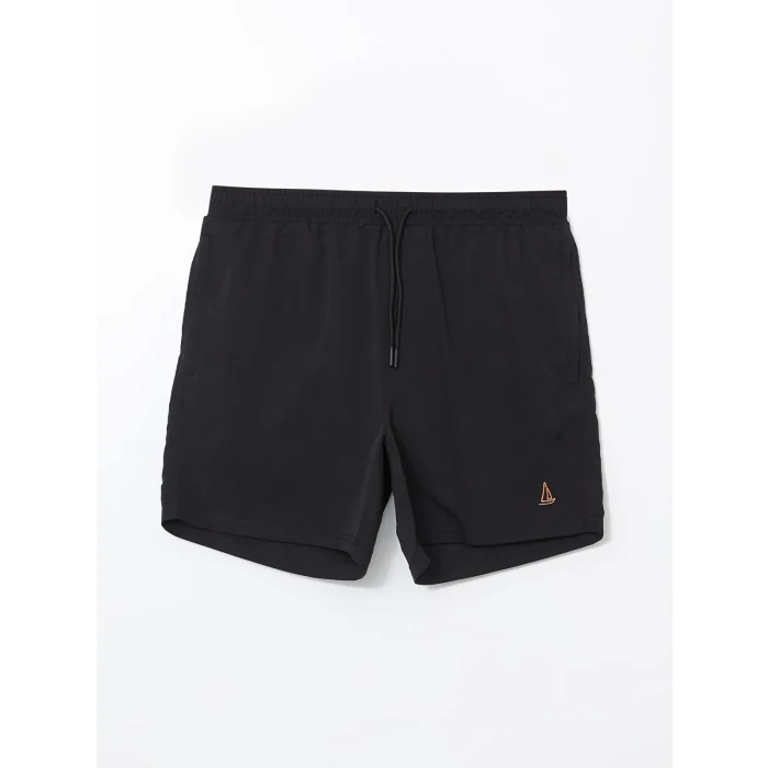 SOUTHBLUE Siyah Kısa Boy Basic Erkek Deniz Şortu