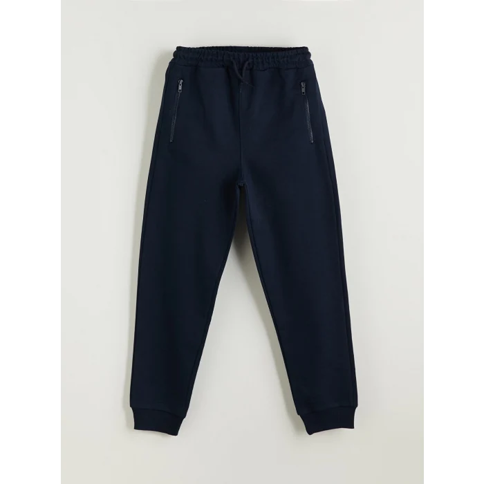 LCW Kids Lacivert Beli Lastikli Erkek Çocuk Jogger Eşofman Altı