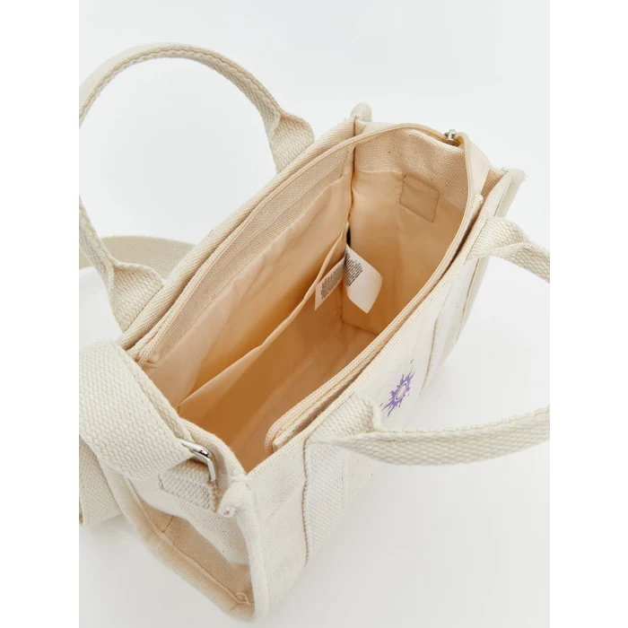 LCW ACCESSORIES Ekru Çıkarılabilir Askılı Kız Çocuk Omuz Çantası