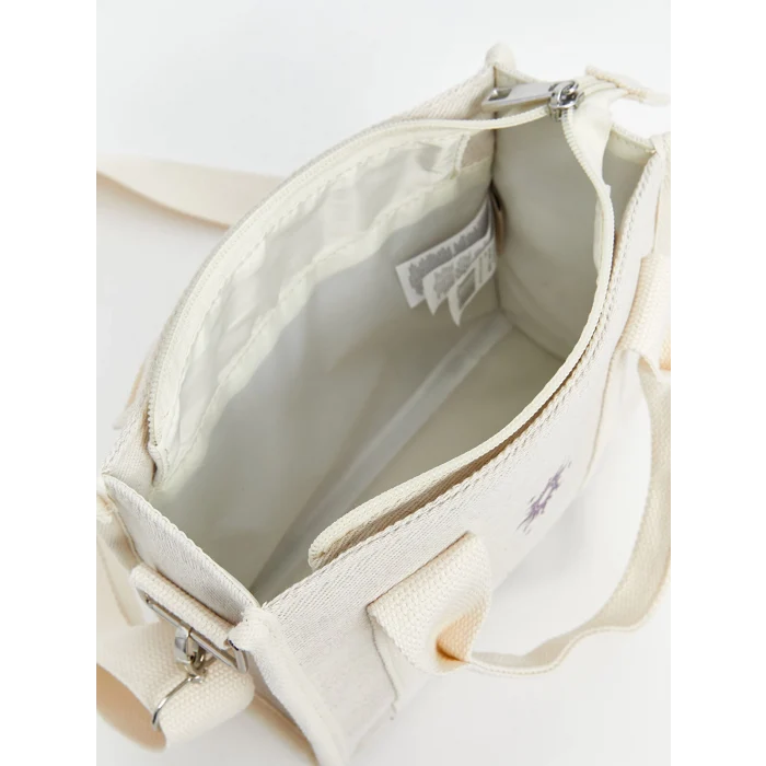 LCW ACCESSORIES Ekru Çıkarılabilir Askılı Kız Çocuk Omuz Çantası