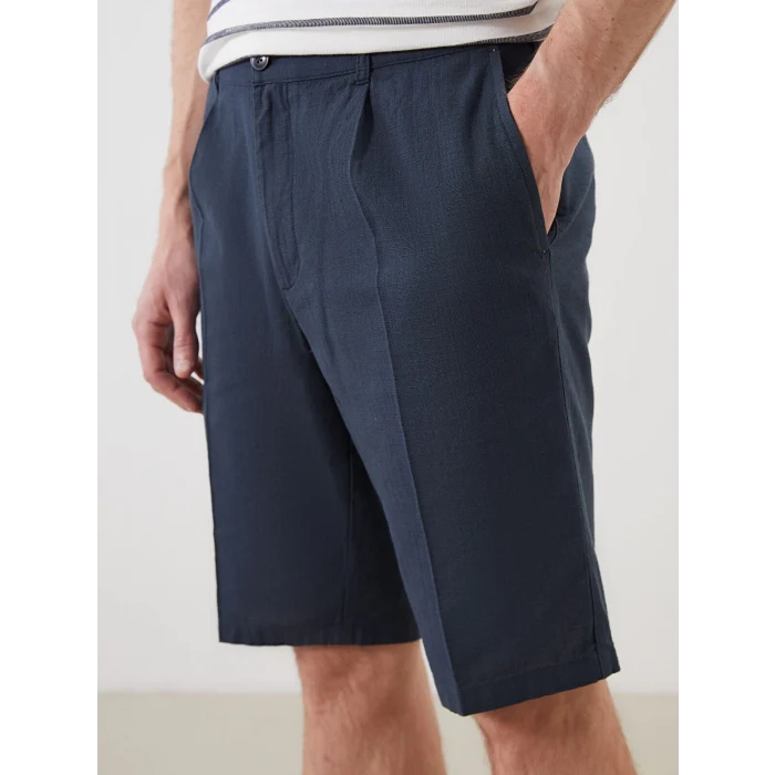 SOUTHBLUE Petrol Standart Kalıp Poplin Erkek Şort