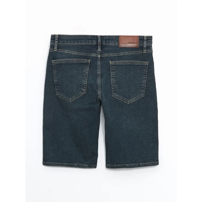 LCW Jeans Yeşil Standart Kalıp Erkek Jean Şort