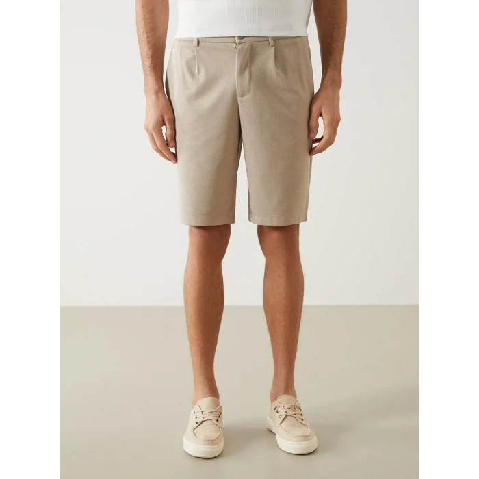 SOUTHBLUE Bej Standart Kalıp Erkek Şort