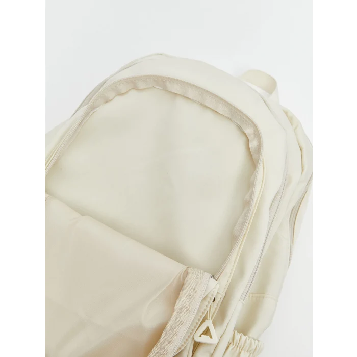 LCW ACCESSORIES Ekru Çok Bölmeli Kız Çocuk Sırt Çantası