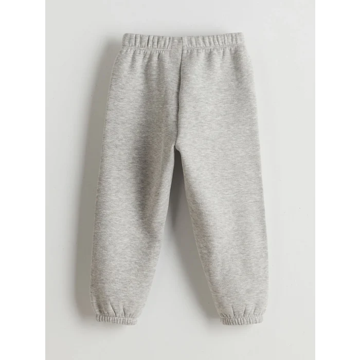 LCW Kids Gri Beli Lastikli Kız Çocuk Jogger Eşofman Alt 2li