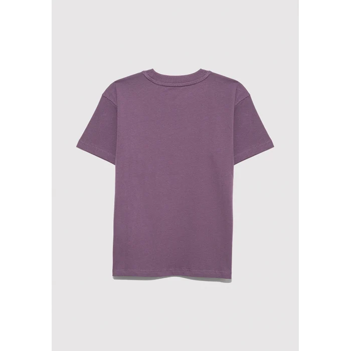 Mavi 6610396-70656 Mavi Jns Baskılı Mor Tişört