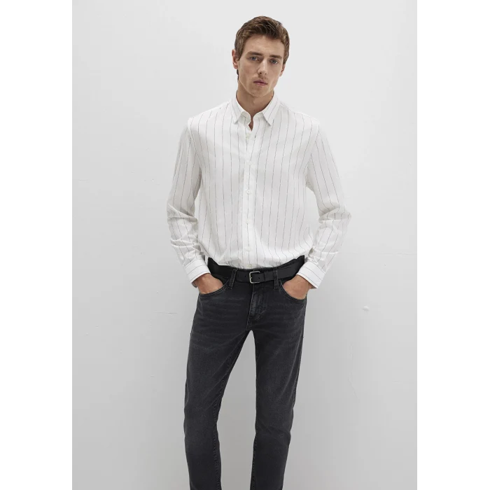 Mavi 0211665-90898 Çizgili Beyaz Gömlek