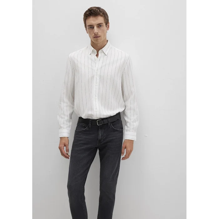 Mavi 0211665-90898 Çizgili Beyaz Gömlek